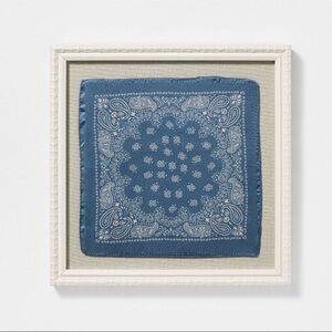 16x16 Framed Fabric Bandana Wall Art - Threshold Studio McGee, Target 2026